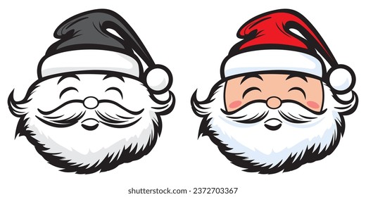 Santa claus stencil images stock photos d objects vectors