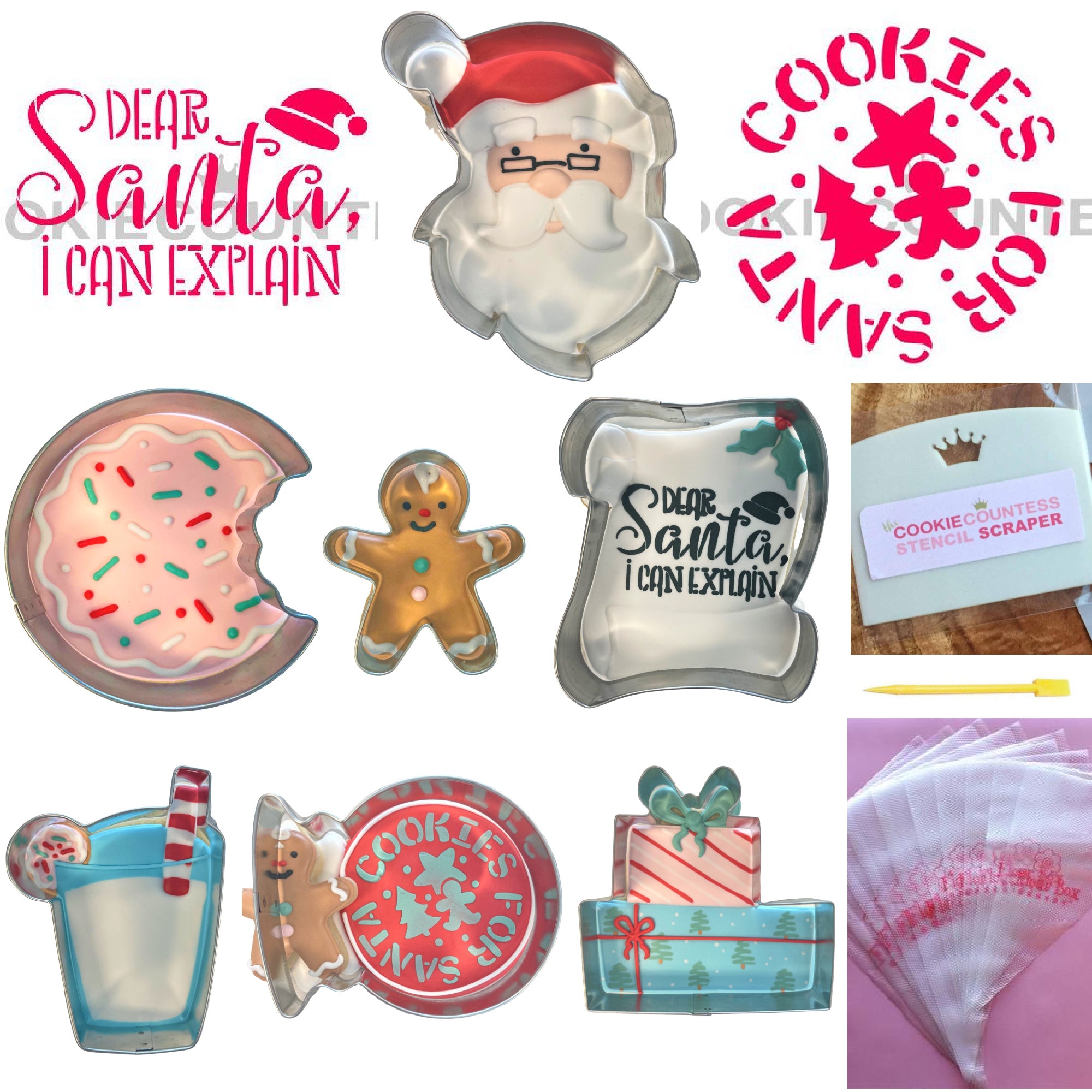 Dear santa decorating kit â the flour box