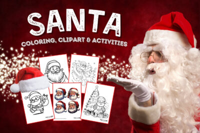 Christmas stocking clipart pages for easy craft coloring fun for the holidays at