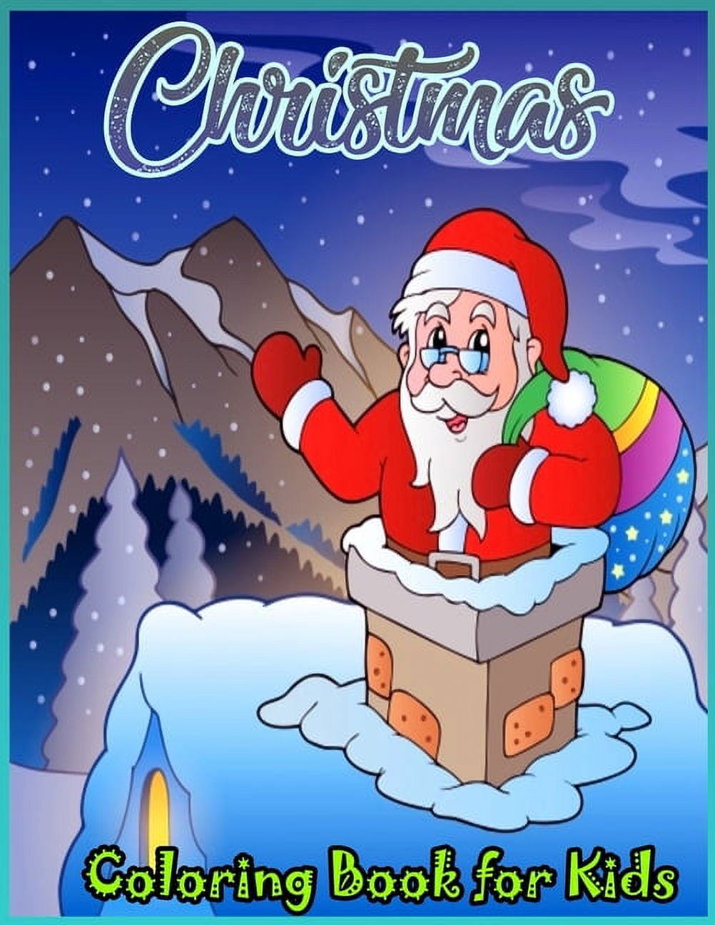 Christmas coloring book for kids christmas santa claus coloring pages for kids