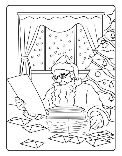 Santa claus coloring pages