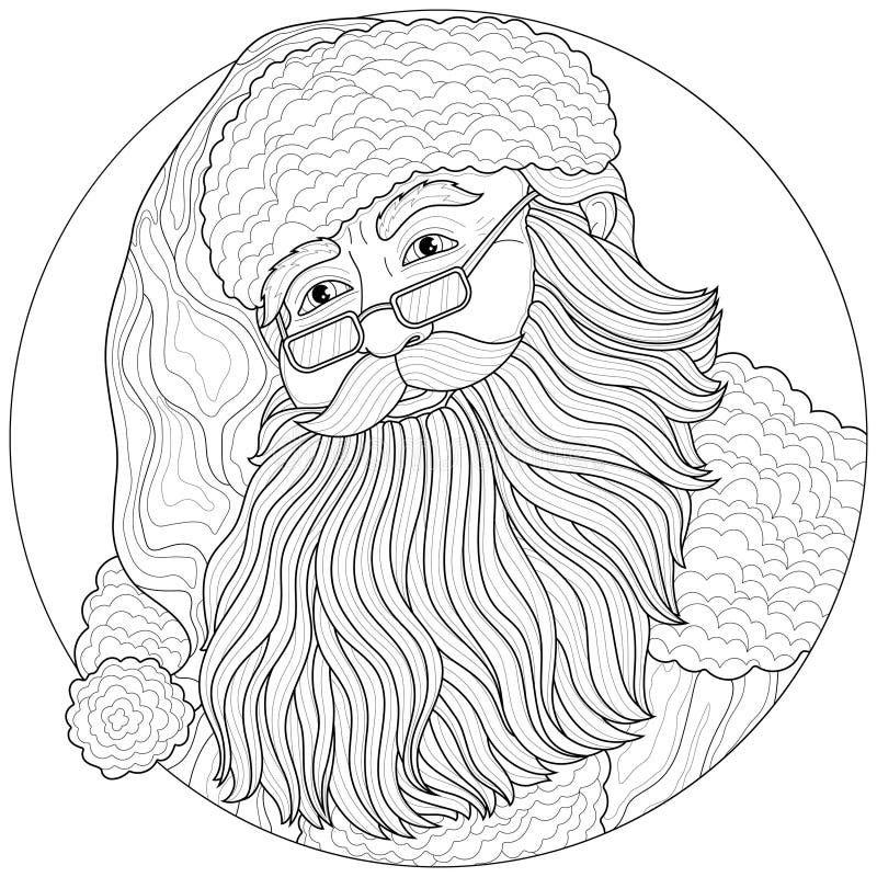 Santa claus coloring stock illustrations â santa claus coloring stock illustrations vectors clipart