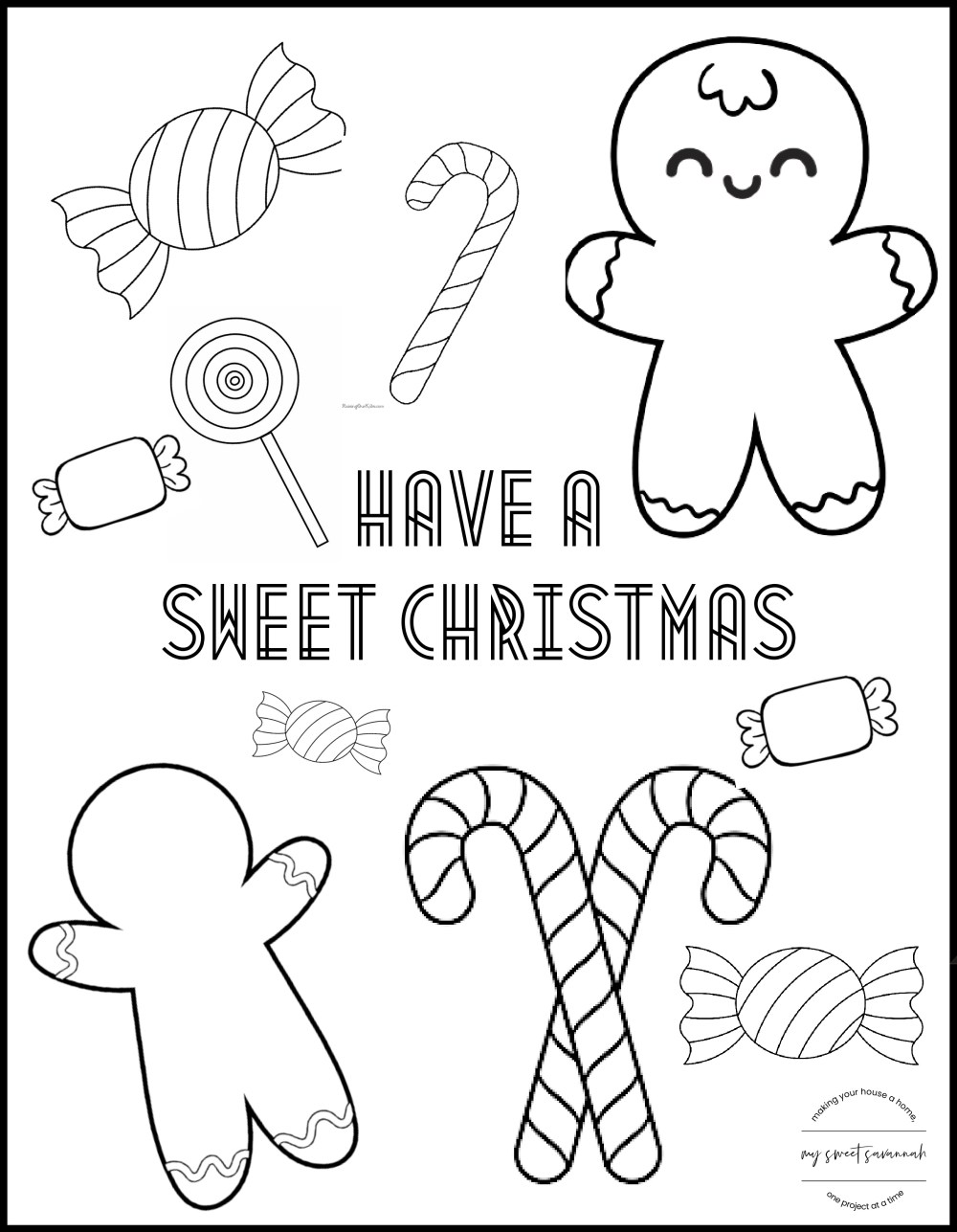 Christmas coloring pages