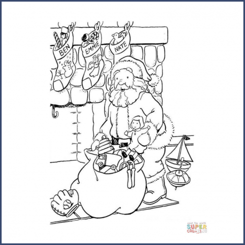 Free christmas coloring pages for