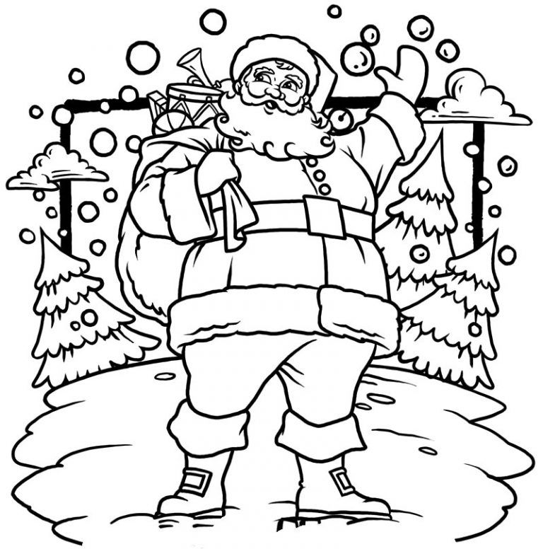 Free printable santa claus coloring pages for kids santa coloring pages coloring pages for kids printable christmas coloring pages