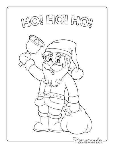 Best santa coloring pages for kids adults free printable pdfs