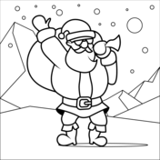 Santa claus coloring pages free coloring pages