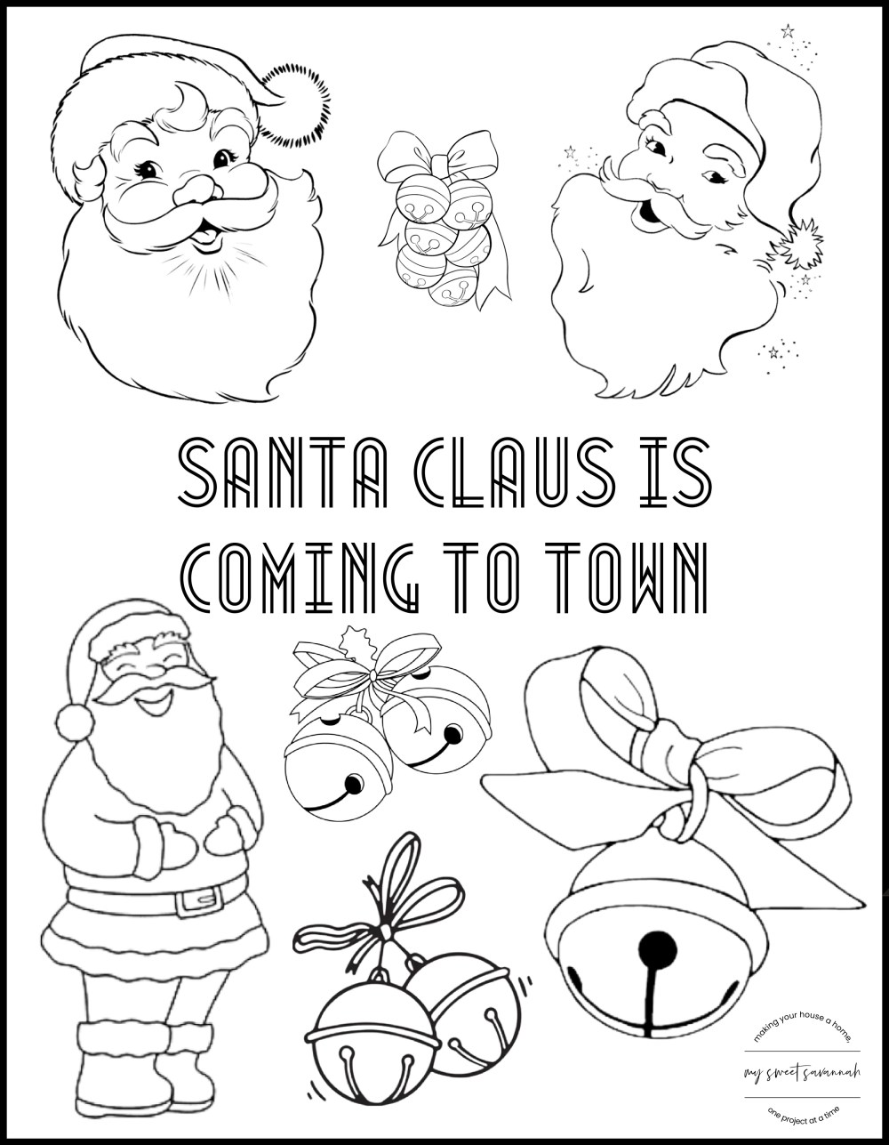 Christmas coloring pages