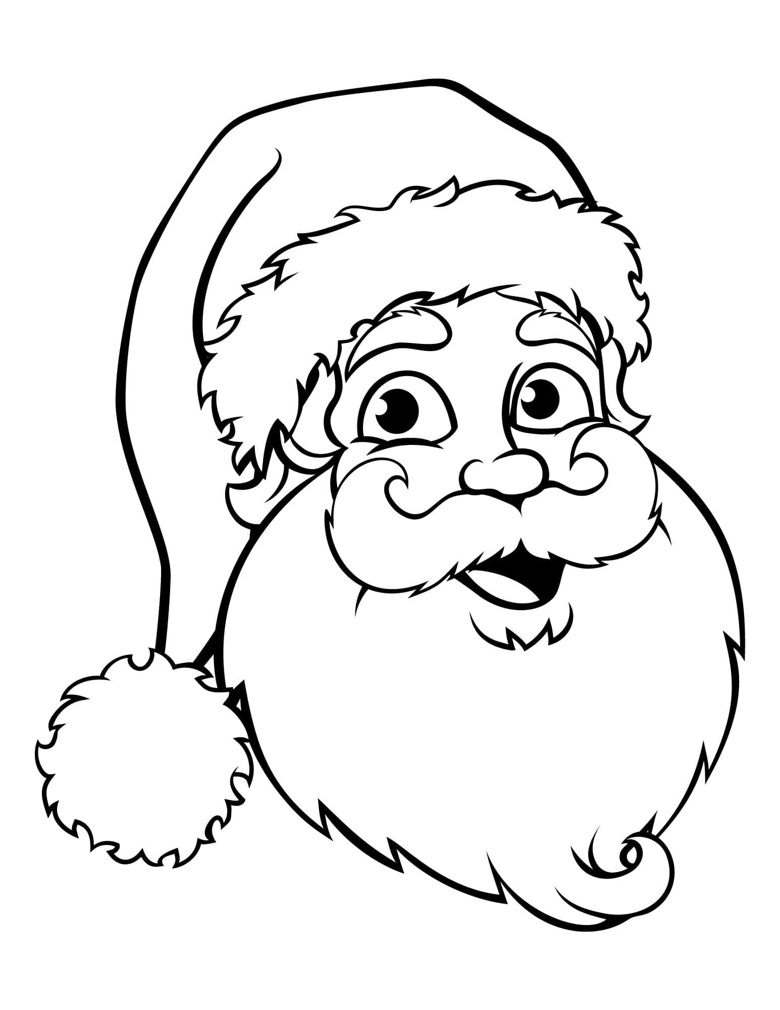 Cheerful christmas coloring pages for kids and adults