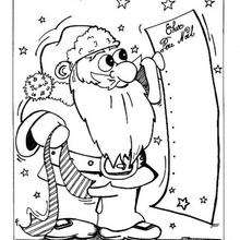 Christmas gifts list coloring pages