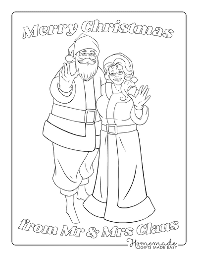 Best santa coloring pages for kids adults free printable pdfs