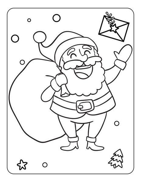 Santa claus coloring pages