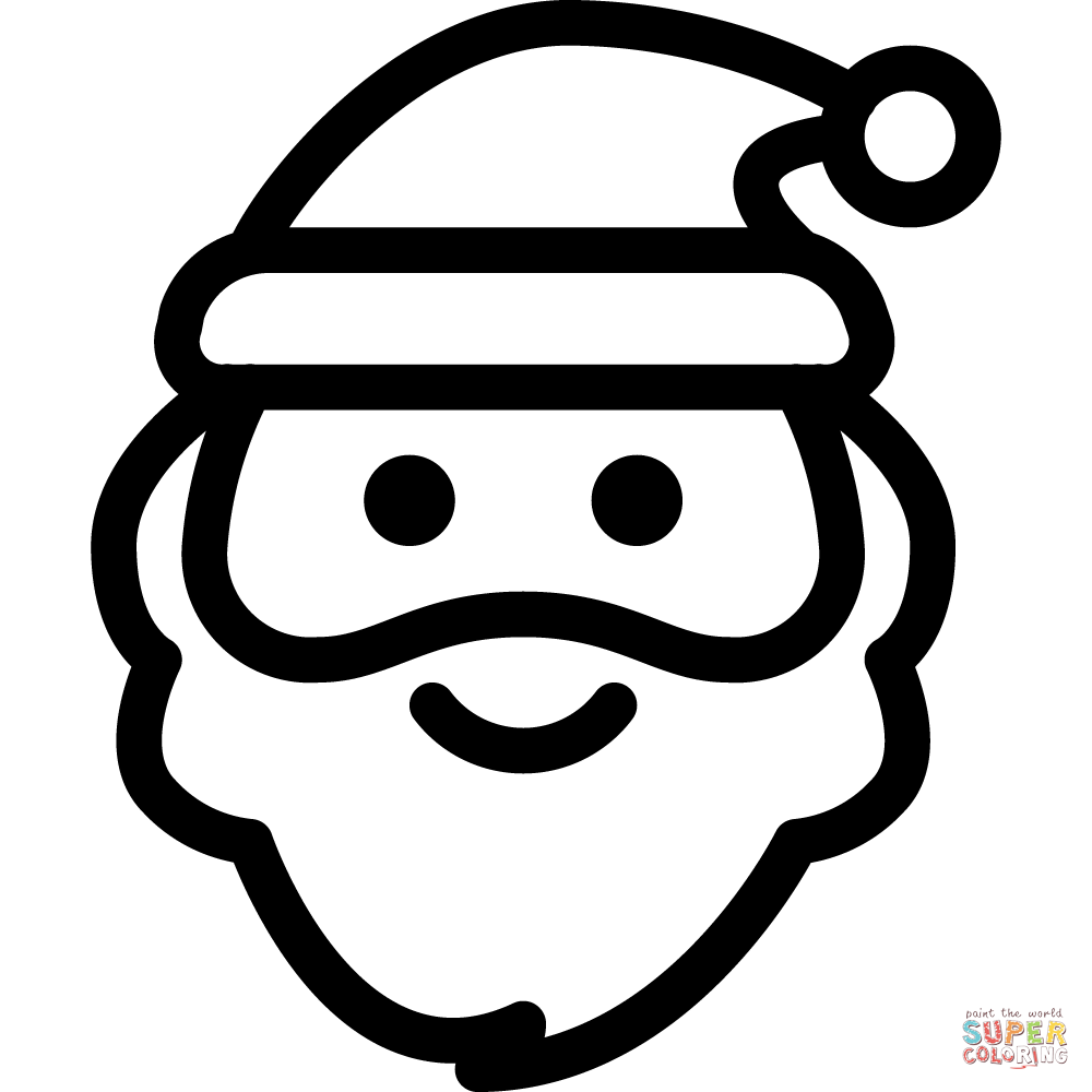 Santa claus coloring page free printable coloring pages