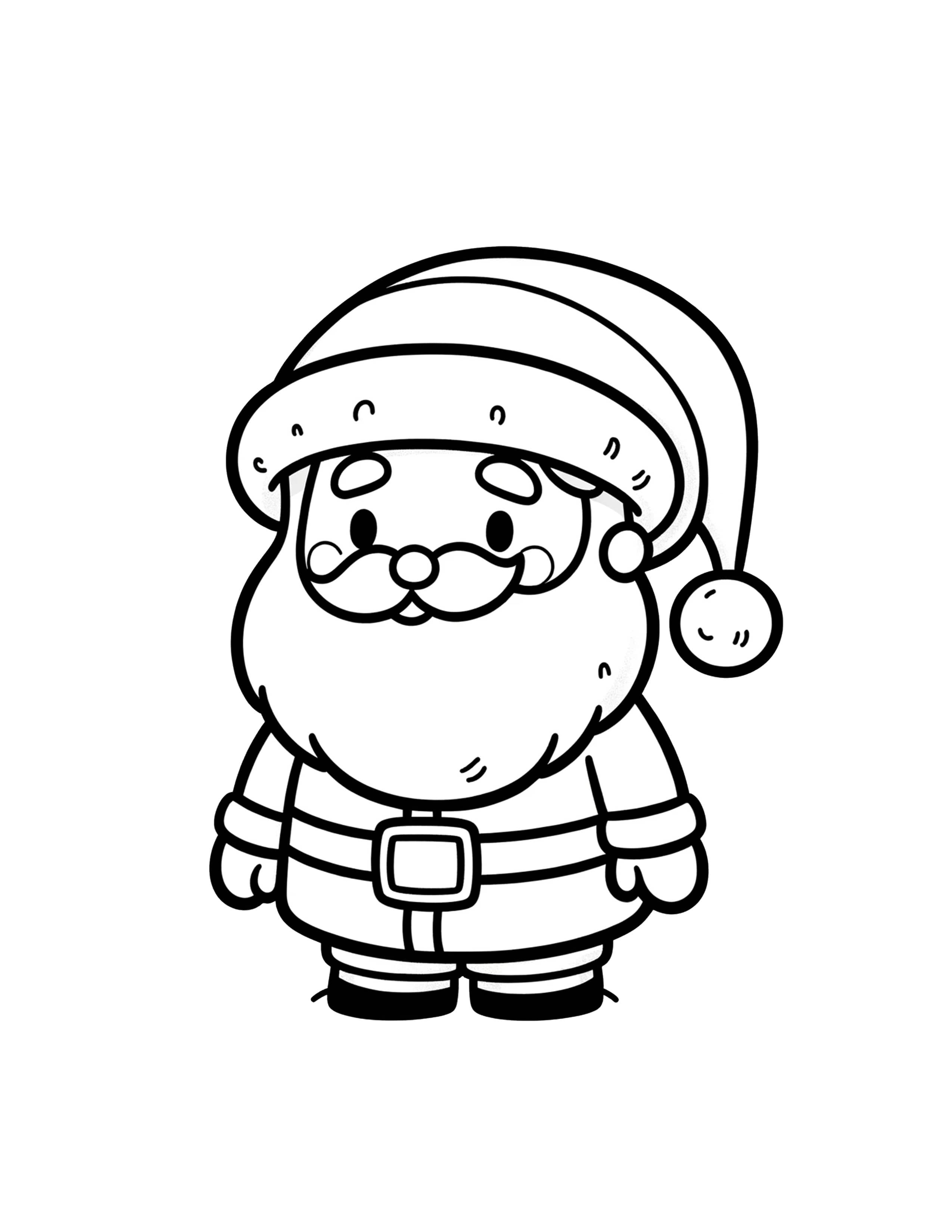 Santa claus coloring pages