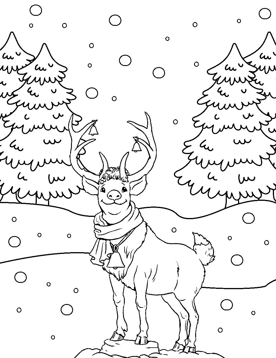 Santa coloring pages free printable sheets