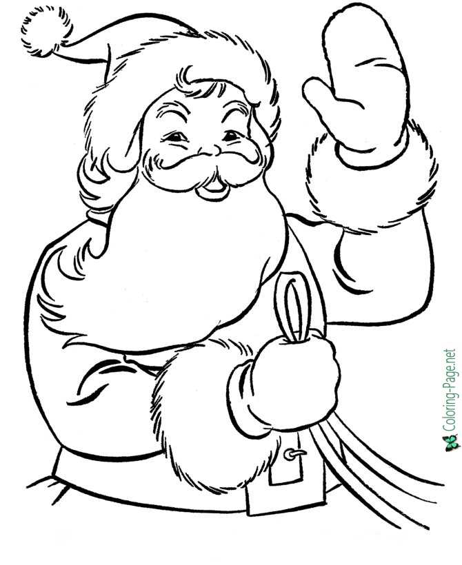 Christmas coloring pages