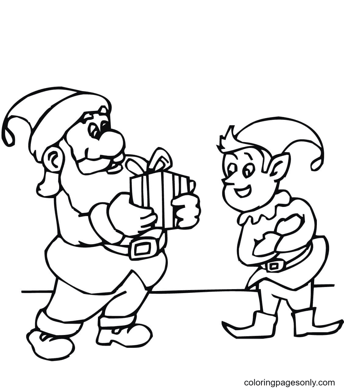 Elf coloring pages printable for free download