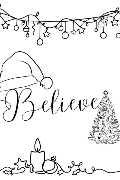 Santa claus coloring pages story