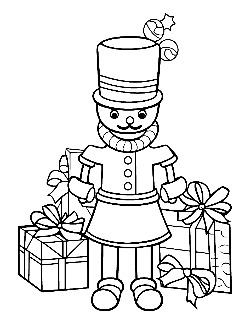 Christmas coloring pages free printable sheets