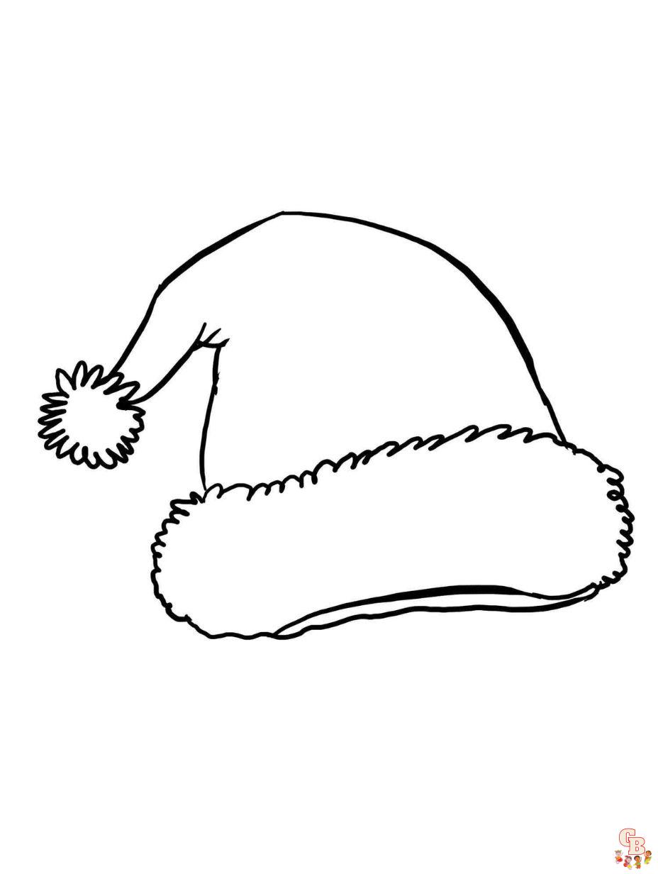 Santa coloring pages free and printable