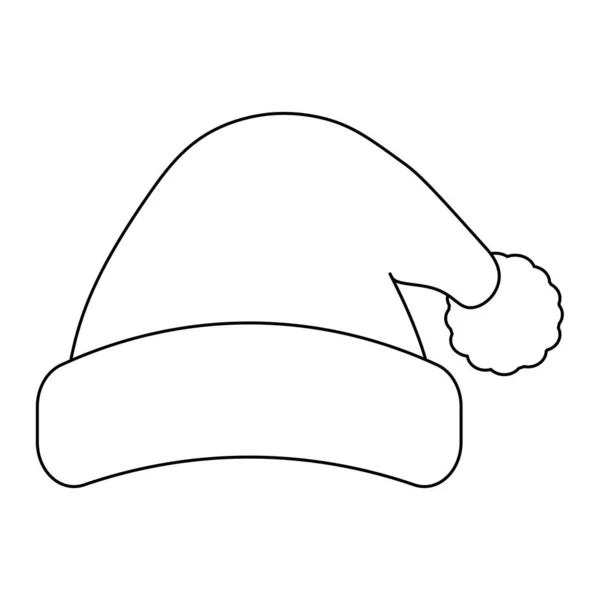 Christmas hat outline stock photos royalty free christmas hat outline images