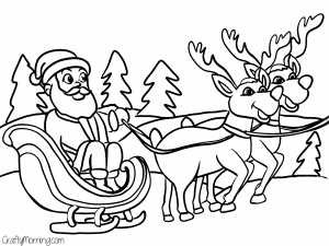 Free printable christmas coloring pages for kids