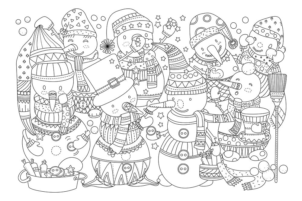 Christmas coloring page images free photos png stickers wallpapers backgrounds