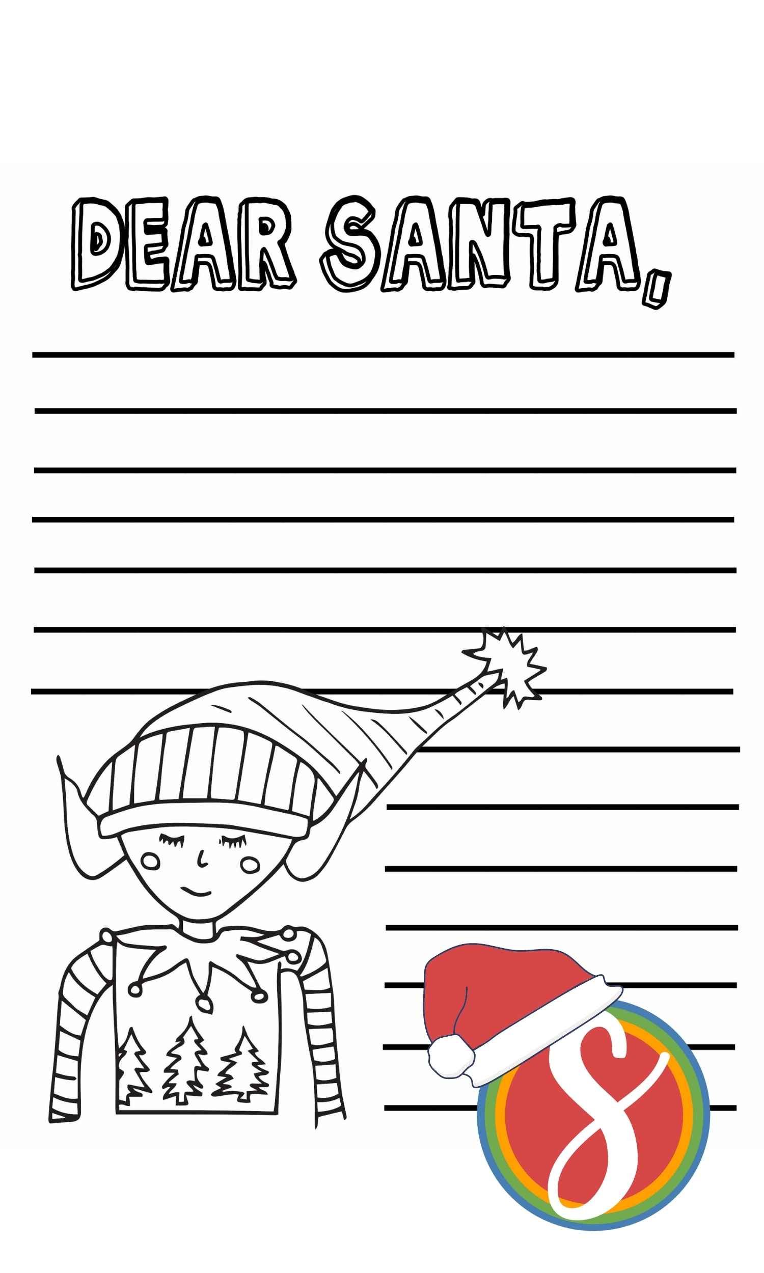 Free santa claus coloring pages â stevie doodles
