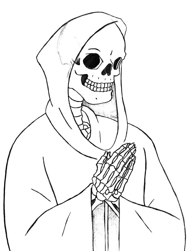 Santa muerte by guineapigdan on