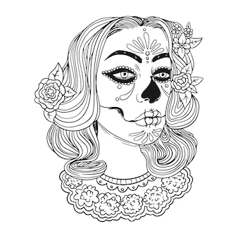 Santa muerte drawing images