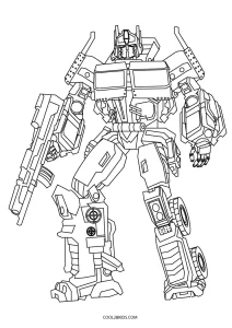 Free printable optimus prime coloring pages for kids