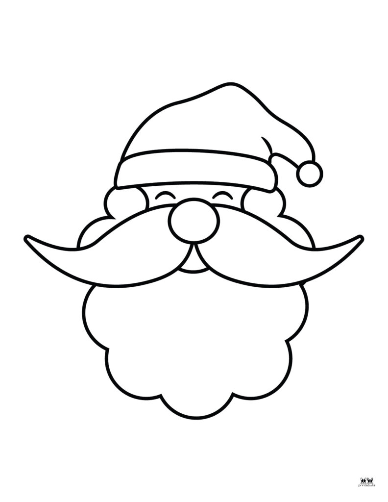 Santa coloring pages