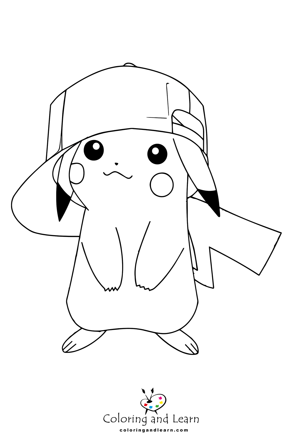 Pikachu coloring pages