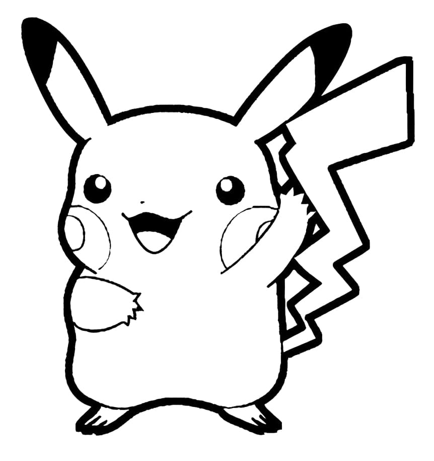 Pikachu coloring pages