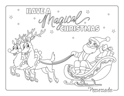 Reindeer coloring pages for kids adults free printables