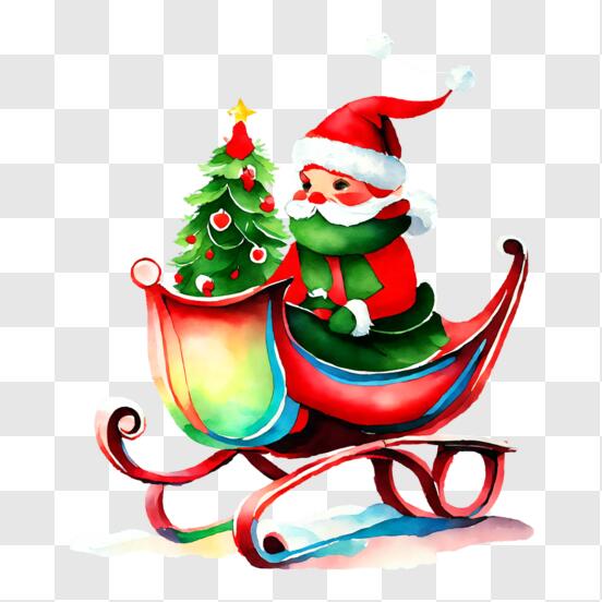 Santa sleigh png