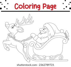 Santa coloring pages images stock photos d objects vectors