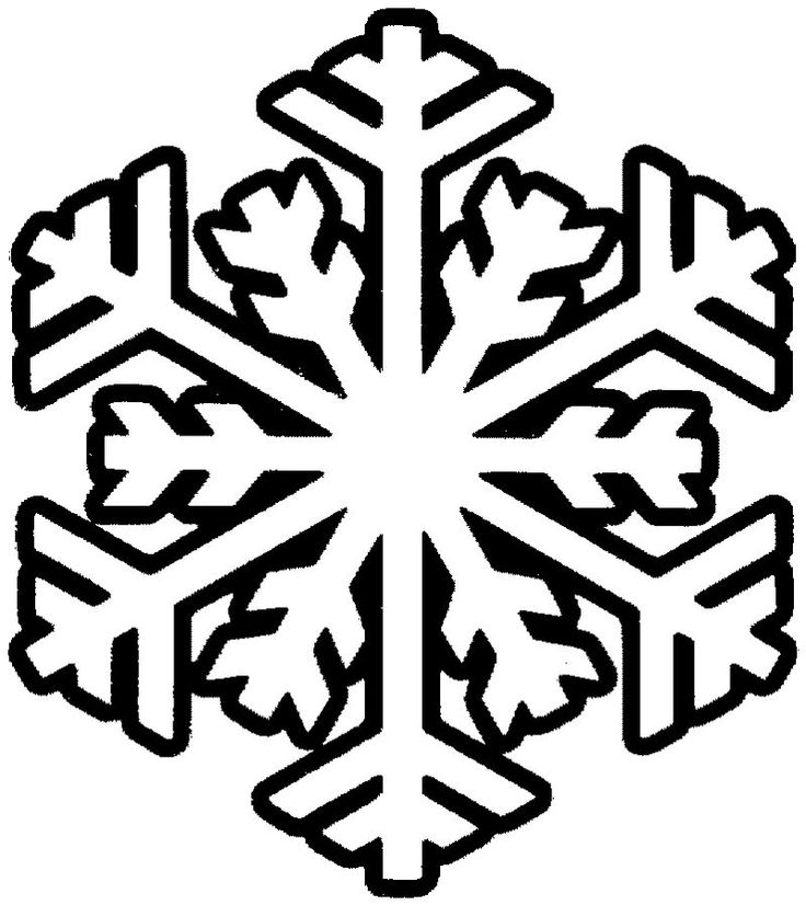 Beautiful snowflake coloring pages