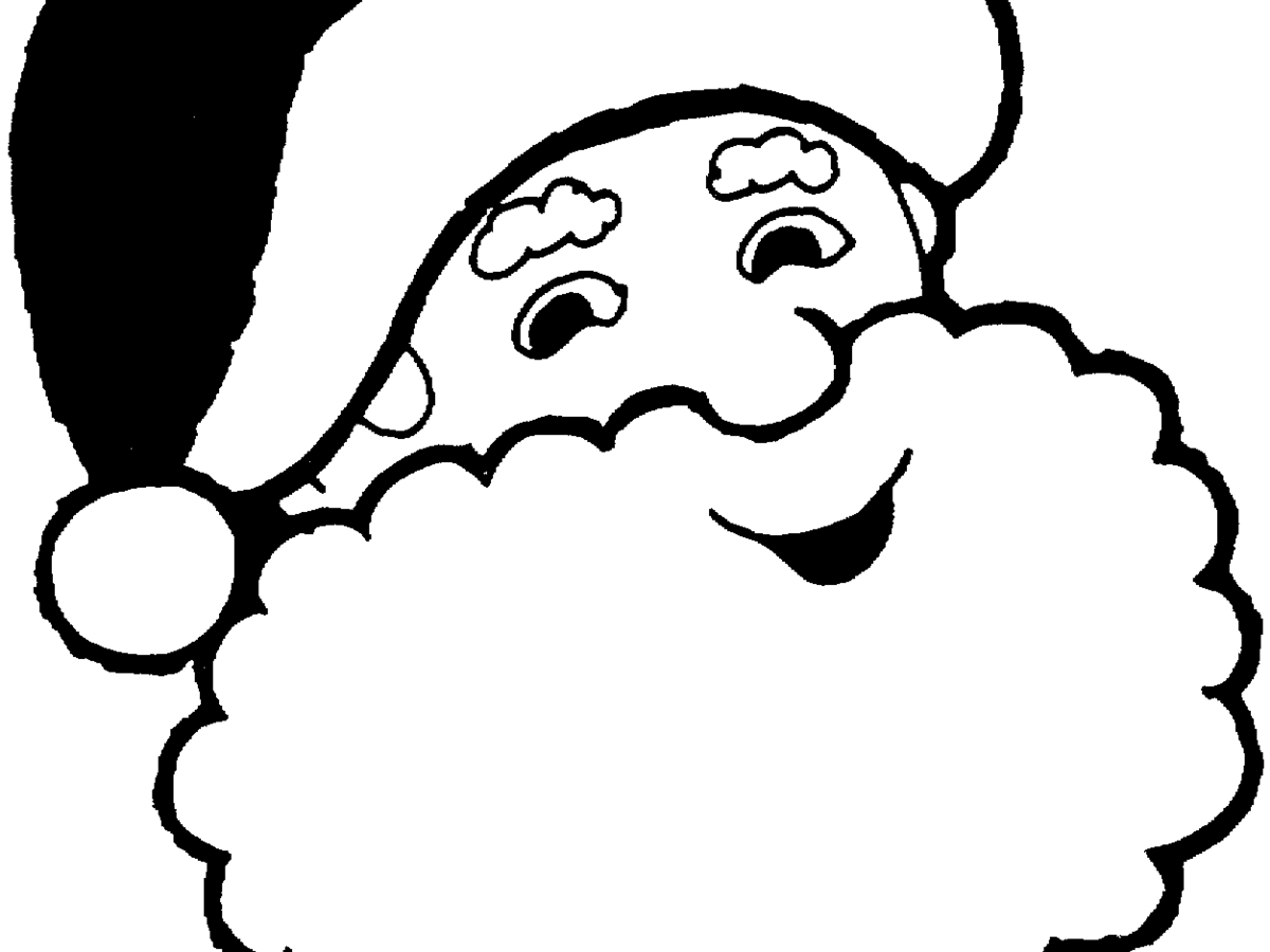 Online santa printables and coloring pages