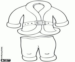 Santa claus clothes coloring pages printable games free coloring pages free coloring coloring pages