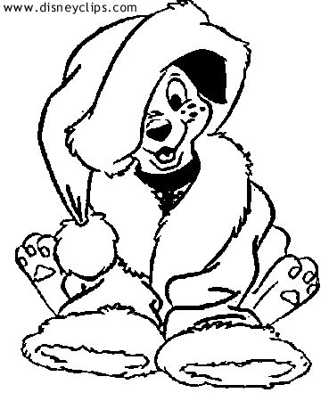 Santa suit dalmatian coloring page christmas coloring sheets disney coloring pages christmas coloring pages