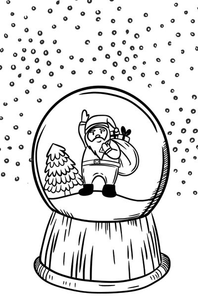 Santa claus coloring pages