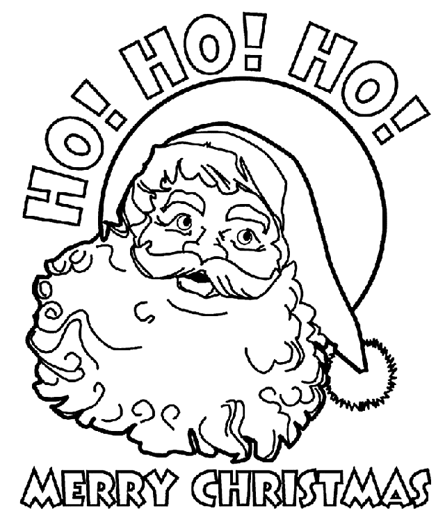 Free santa coloring pages and printables for kids