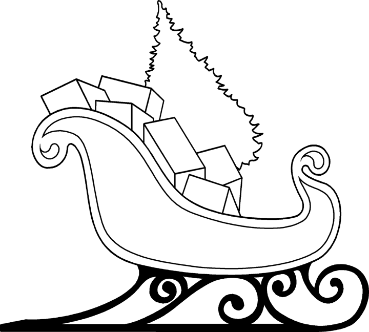 Sleigh and reindeer coloring pages one horse sleigh coloring httpwwwwvevansnetkidsdirectâ santa coloring pages christmas sleigh christmas coloring pages