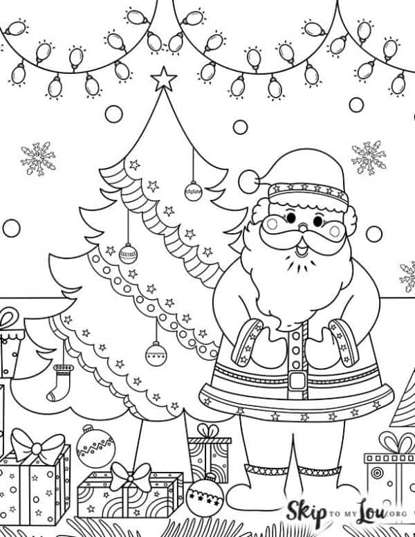 The best santa coloring pages to color this season skip to my lou