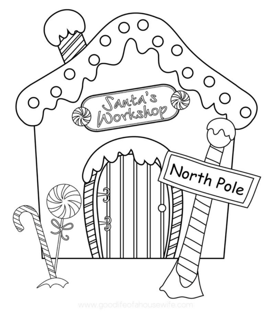 Creative holiday fun with gingerbread house coloring pages