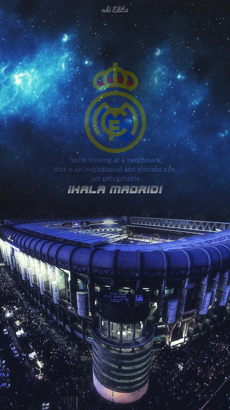 Santiago bernabeu real madrid wallpaper lockscreen by adi