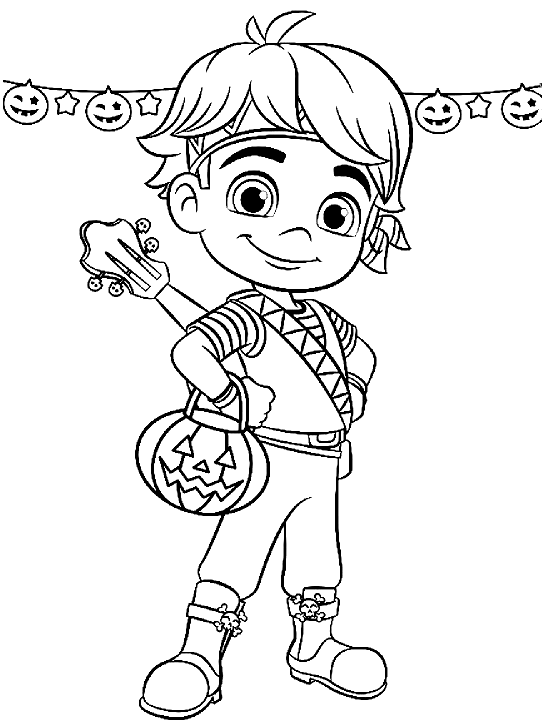 Santiago of the seas coloring pages printable for free download