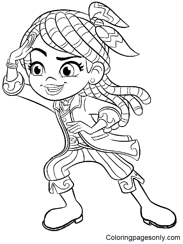 Santiago of the seas coloring pages printable for free download