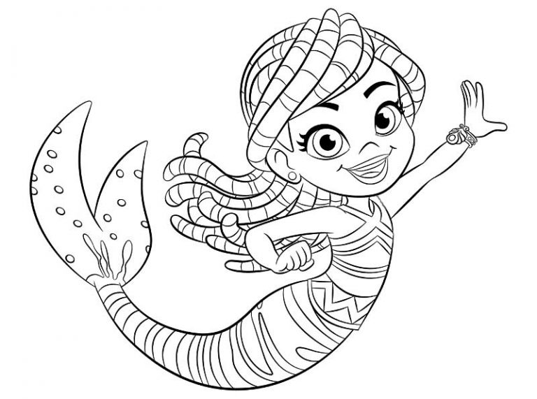 Santiago of the seas coloring pages